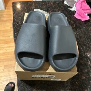 Yeezy slide granite size 13 with box tag and authenticity tag from eBay